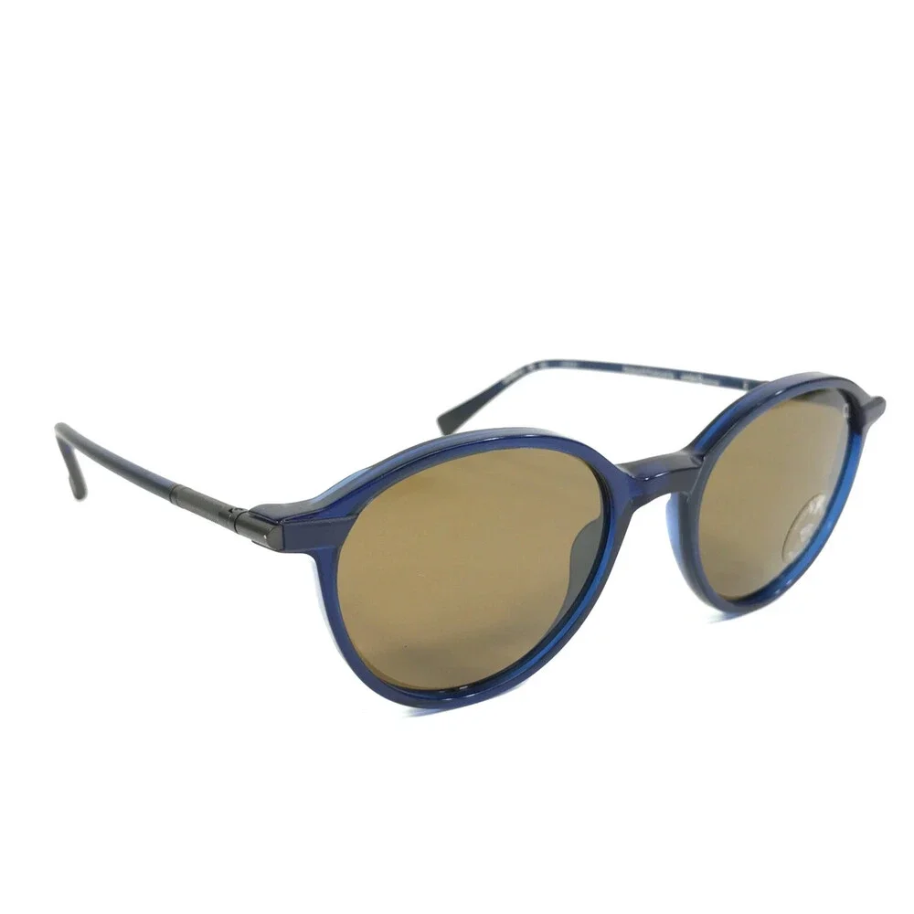 Etnia Barcelona Sunglasses FLAMINGO BLBR Blue Brown Frames with Brown Polarized